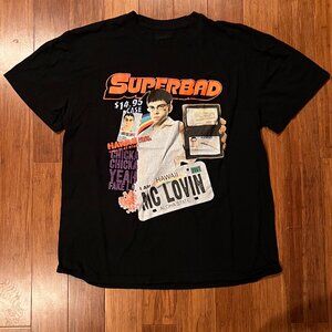 Superbad “McLovin” Graphic Tee – Black, Size XL